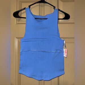 NWT - Women's Free People Movement
Unwind Longer Line Tank - Riviera Blue